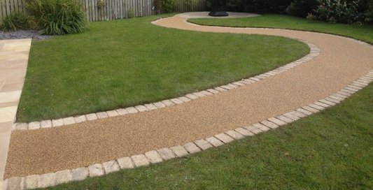 Commercial resin bound paving