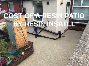 cost of a resin patio